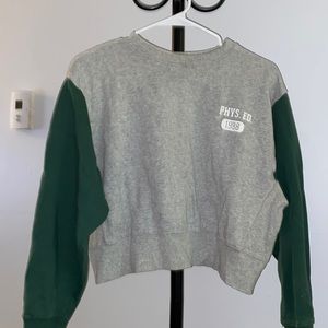Cropped sweatshirt